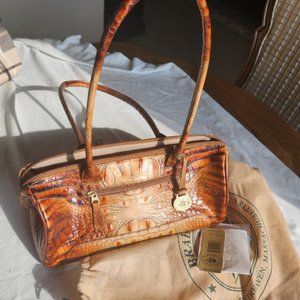 Vintage Brahmin Paris Toasted Almond Bag